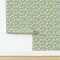 Cottage Duck Cottage Floral Whimsical Duckling Fun Cute Happy Cheerful Bright Pastel Dark Sage Green Blush Pink White Boho Baby Custom Removable Wallpaper by Spoonflower Peel & Stick Wallpaper 2FT Wide 18008281